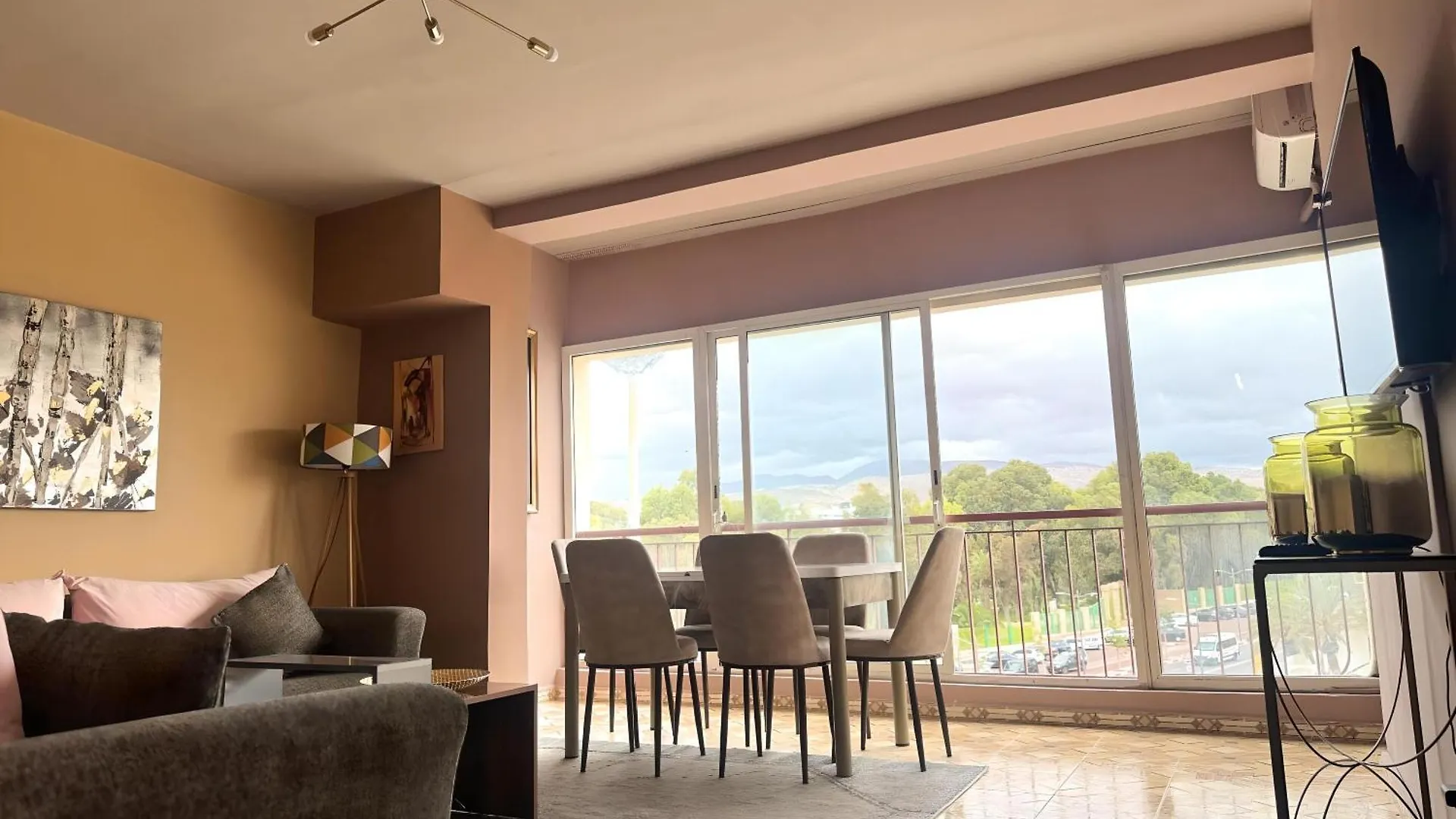 Cosy Appartement Au Super Centre Ville Avec Vue Partielle Sur Le Parc Agadir Apartament