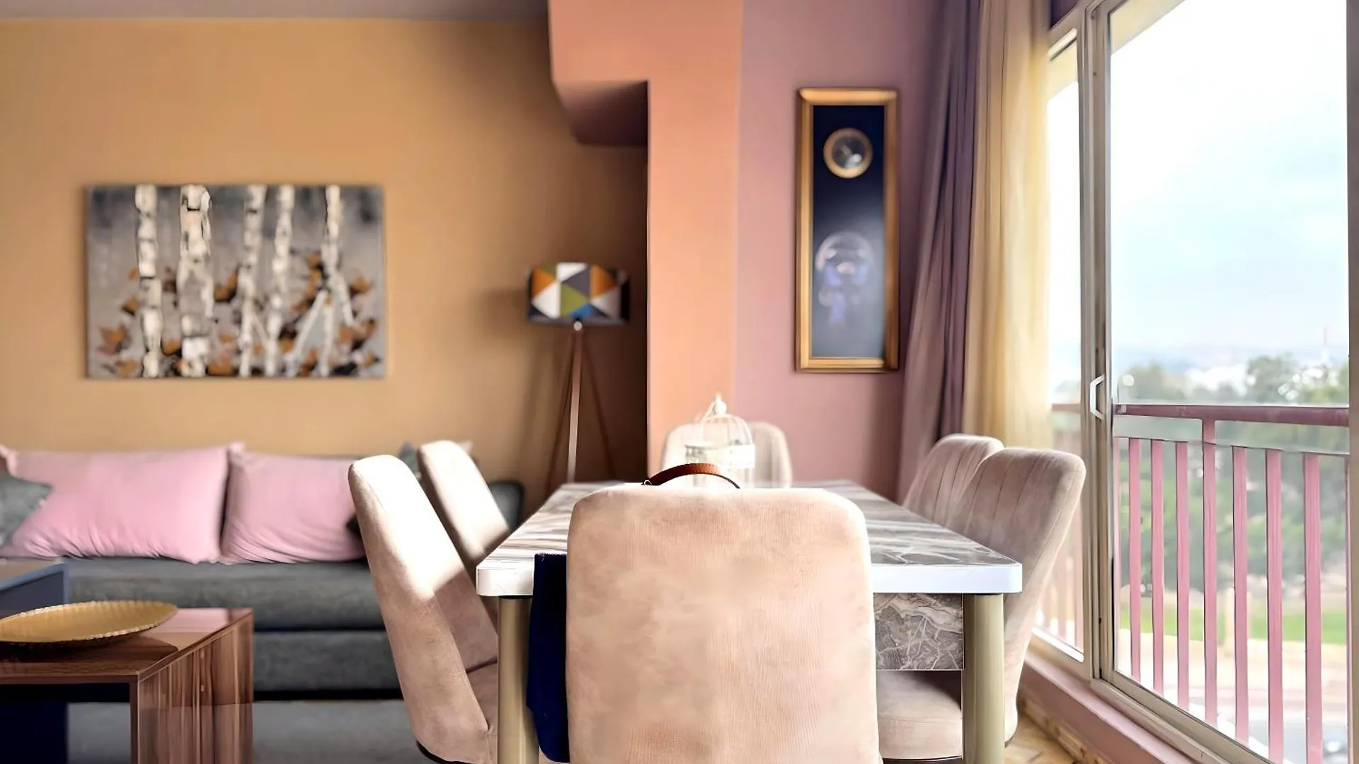 Cosy Appartement Au Super Centre Ville Avec Vue Partielle Sur Le Parc Agadir 0*,